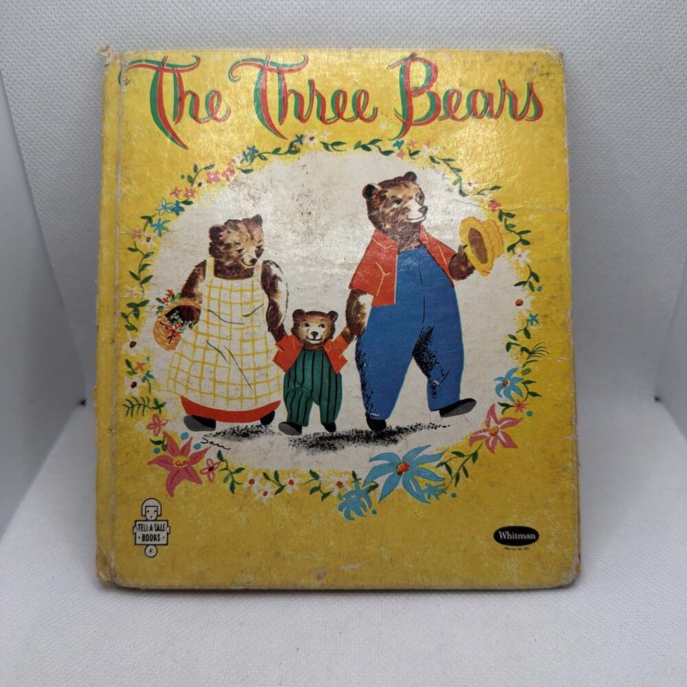 Vintage The Three Bears- Whitman Book 1960 Tell-A-Tale